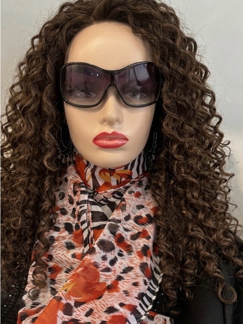 Wild at Heart Mixed Animal & Floral Print Chiffon Scarf - Picture 1 of 12